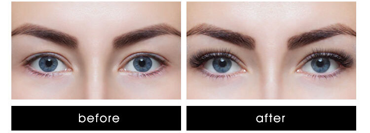 eyelash extension effect